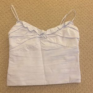 Zara light blue top -S/M